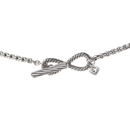 David Yurman Sterling Silver Amethyst Infinity Necklace 4 of 6