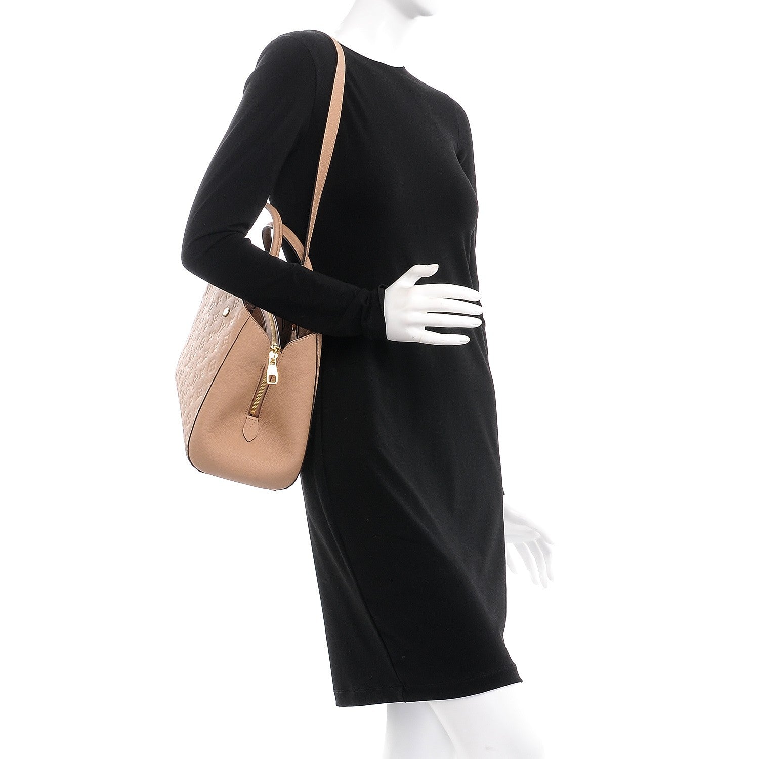 Louis Vuitton Empreinte Montaigne MM Papyrus 2 of 9