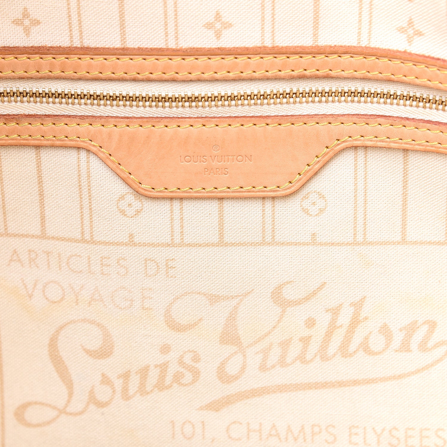 Louis Vuitton Damier Azur Neverfull MM 5 of 18
