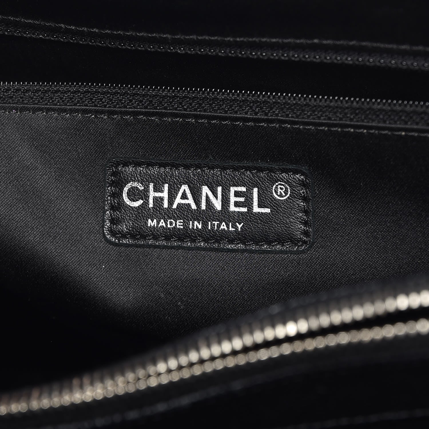 Chanel Caviar Quilted XL Grand Shopping Tote GST Black 6 of 7
