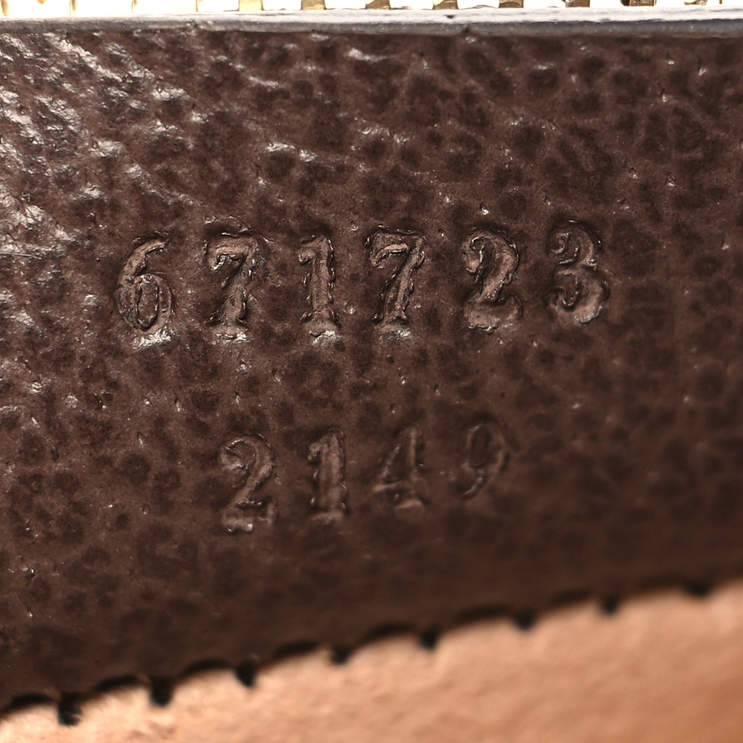 Gucci GG Supreme Monogram Web Ophidia Zip Card Case Brown 7 of 7