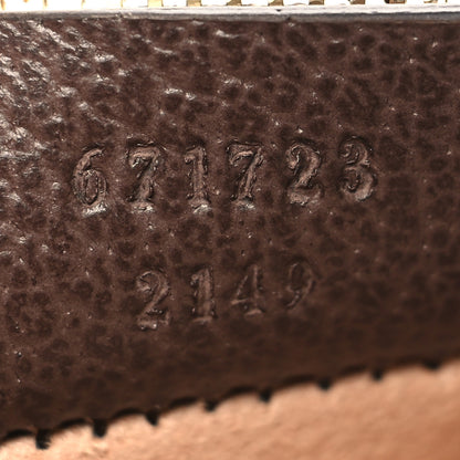 Gucci GG Supreme Monogram Web Ophidia Zip Card Case Brown 7 of 7