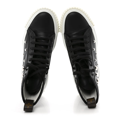Louis Vuitton LV X YK Lambskin Squad Sneaker Boot 38 Black 2 of 11