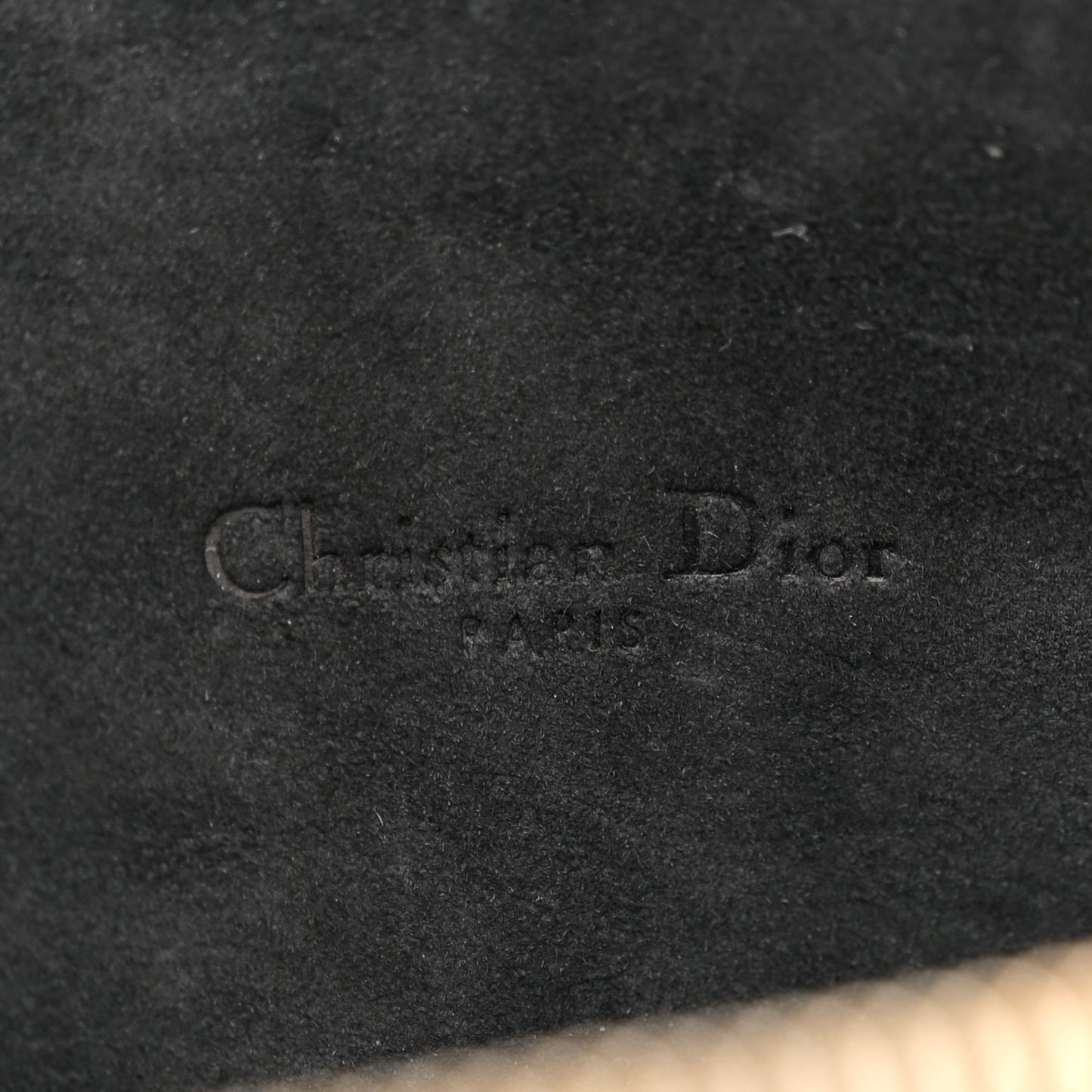 Grained Calfskin Caro Double Pouch Black
