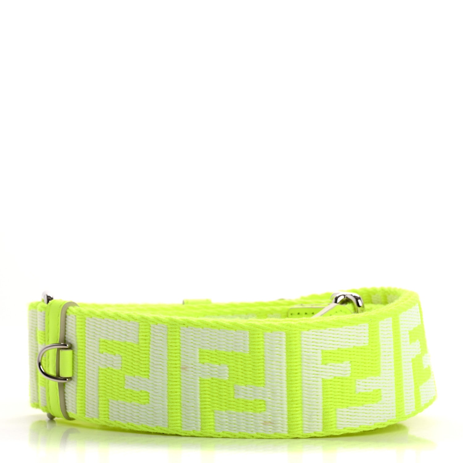 Fendi Ribbon Vitello Seta FF 1974 Adjustable Strap You Yellow 2 of 7