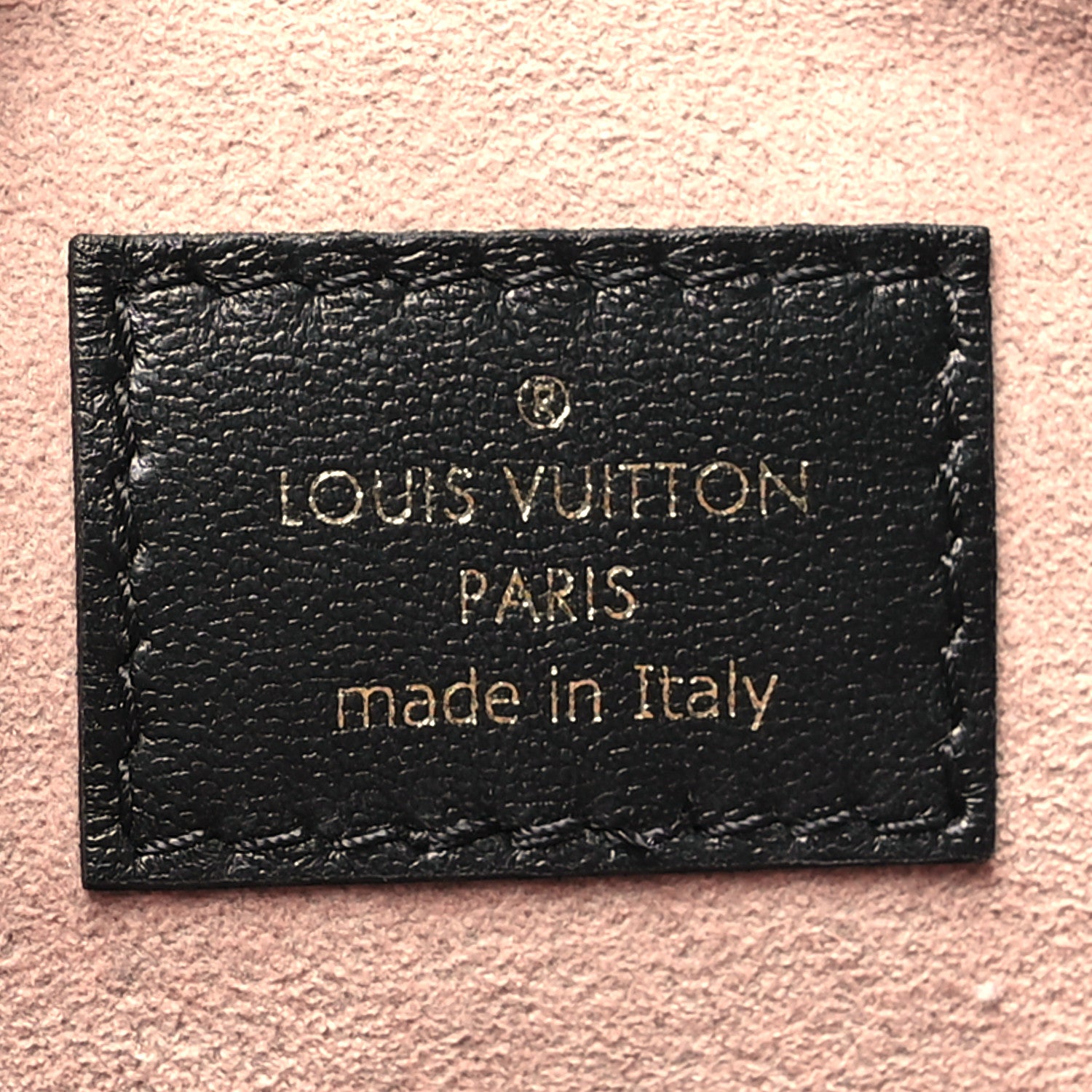 Louis Vuitton Lambskin Embossed Monogram Coussin PM Black 8 of 11