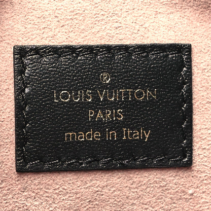 Louis Vuitton Lambskin Embossed Monogram Coussin PM Black 8 of 11