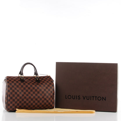Louis Vuitton Damier Ebene Speedy 35 5 of 9