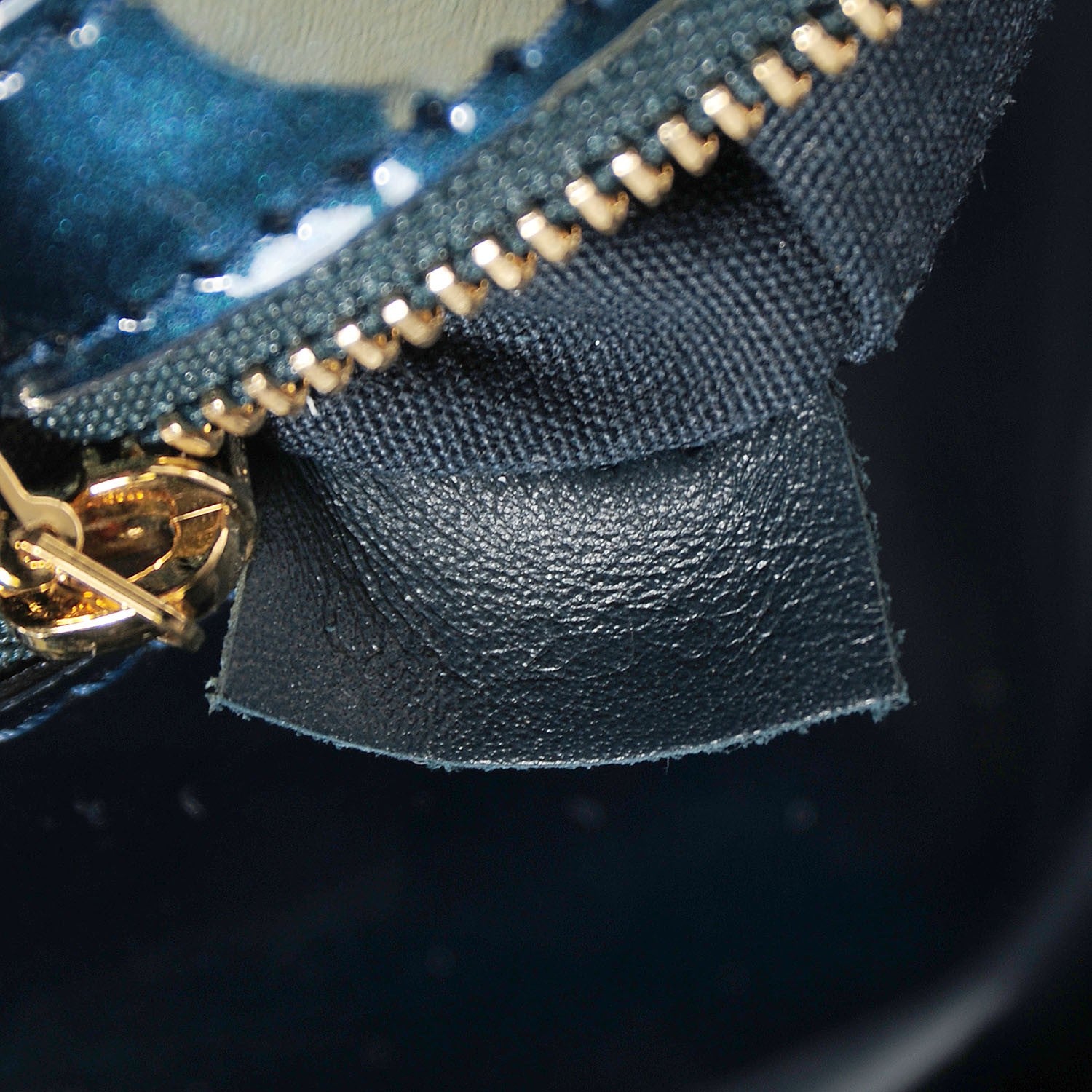 Louis Vuitton Patent Sobe Clutch Blue Nuit 8 of 8