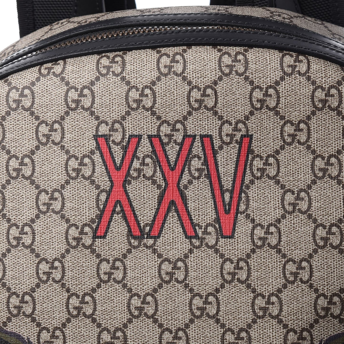 GG Supreme Monogram Wolf XXV Hollywood Print Dome Backpack