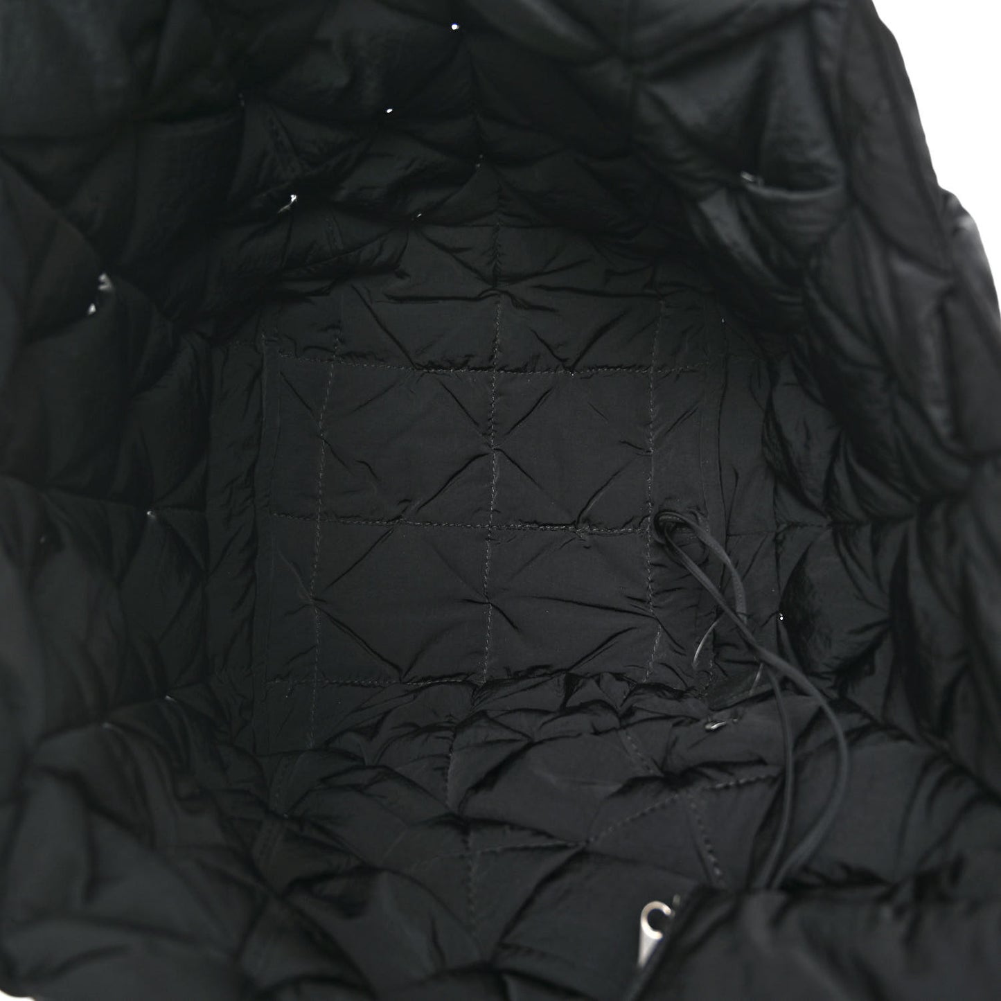 Nylon Intrecciato Padded Cassette Tote Thunder