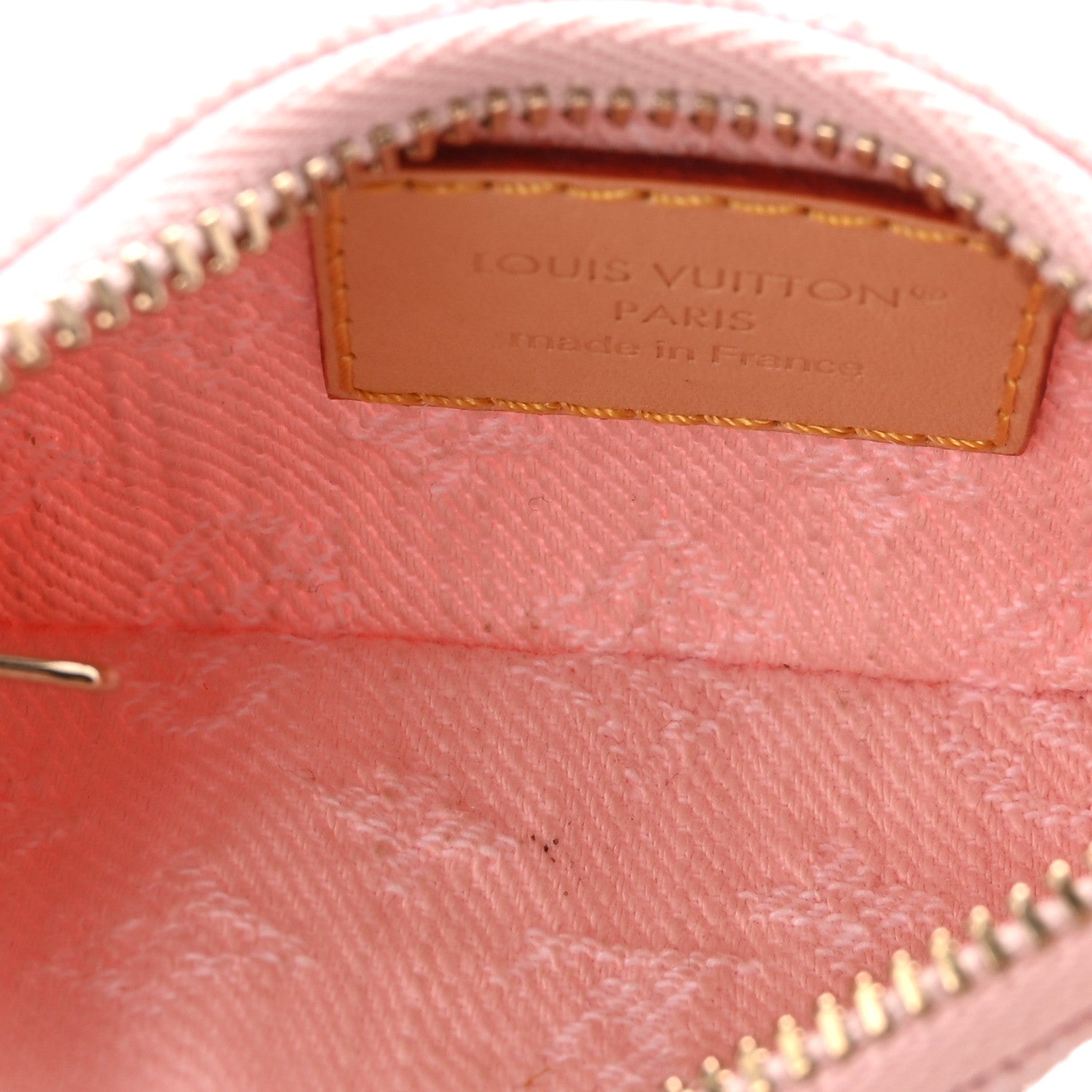 Louis Vuitton Monogram Denim Key Pouch Washed Pink 5 of 7