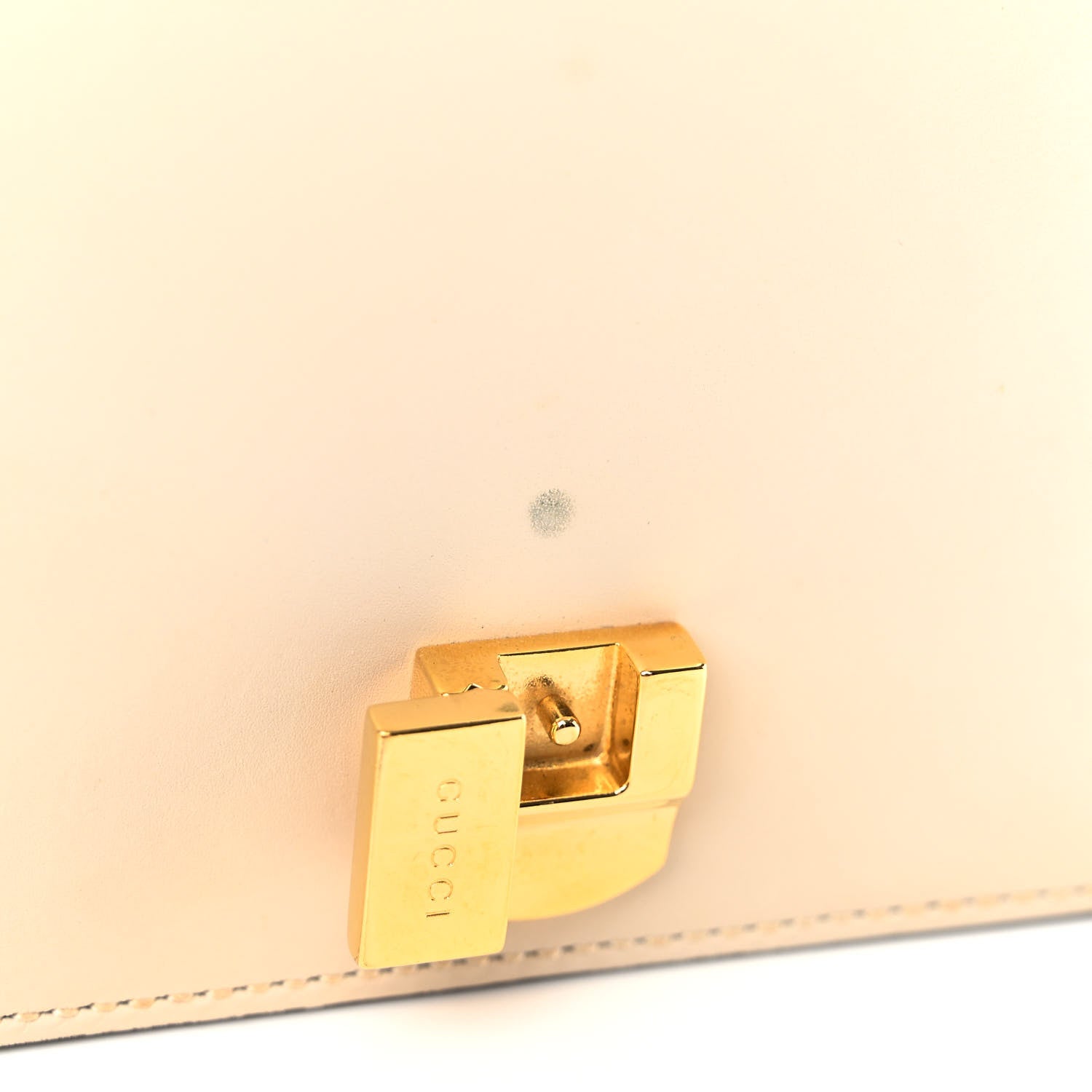 Gucci Calfskin Mini Sylvie Chain Shoulder Bag White 12 of 13