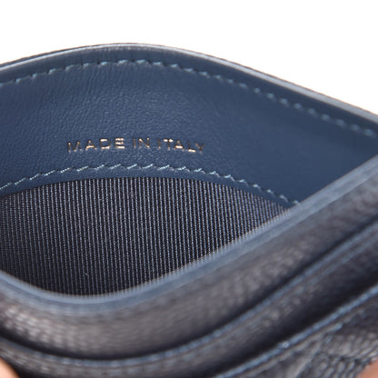 Chanel Iridescent Caviar Quilted Card Holder Dark Blue 7 of 9