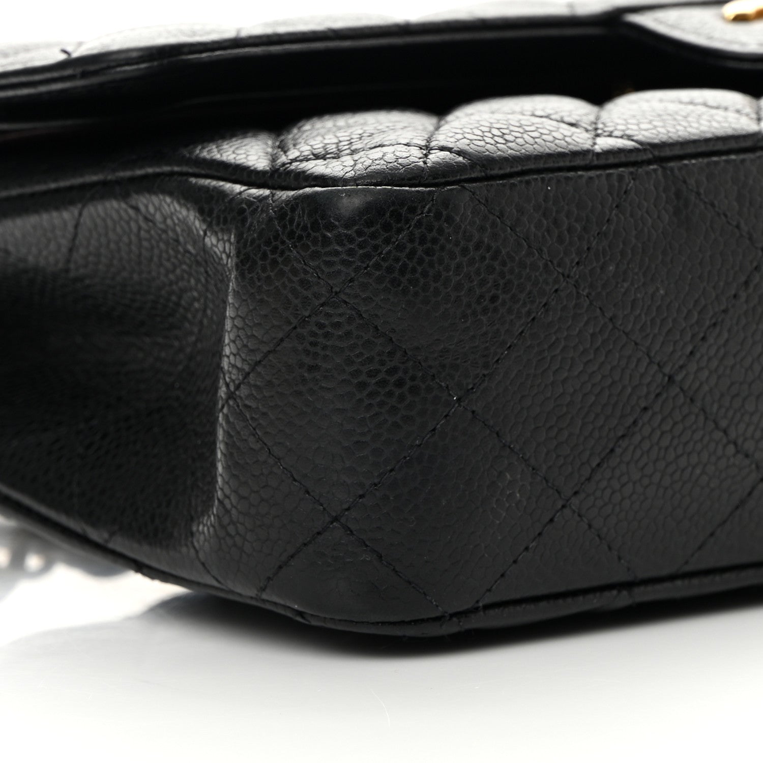 Chanel Caviar Quilted Medium Double Flap Black 9 of 16