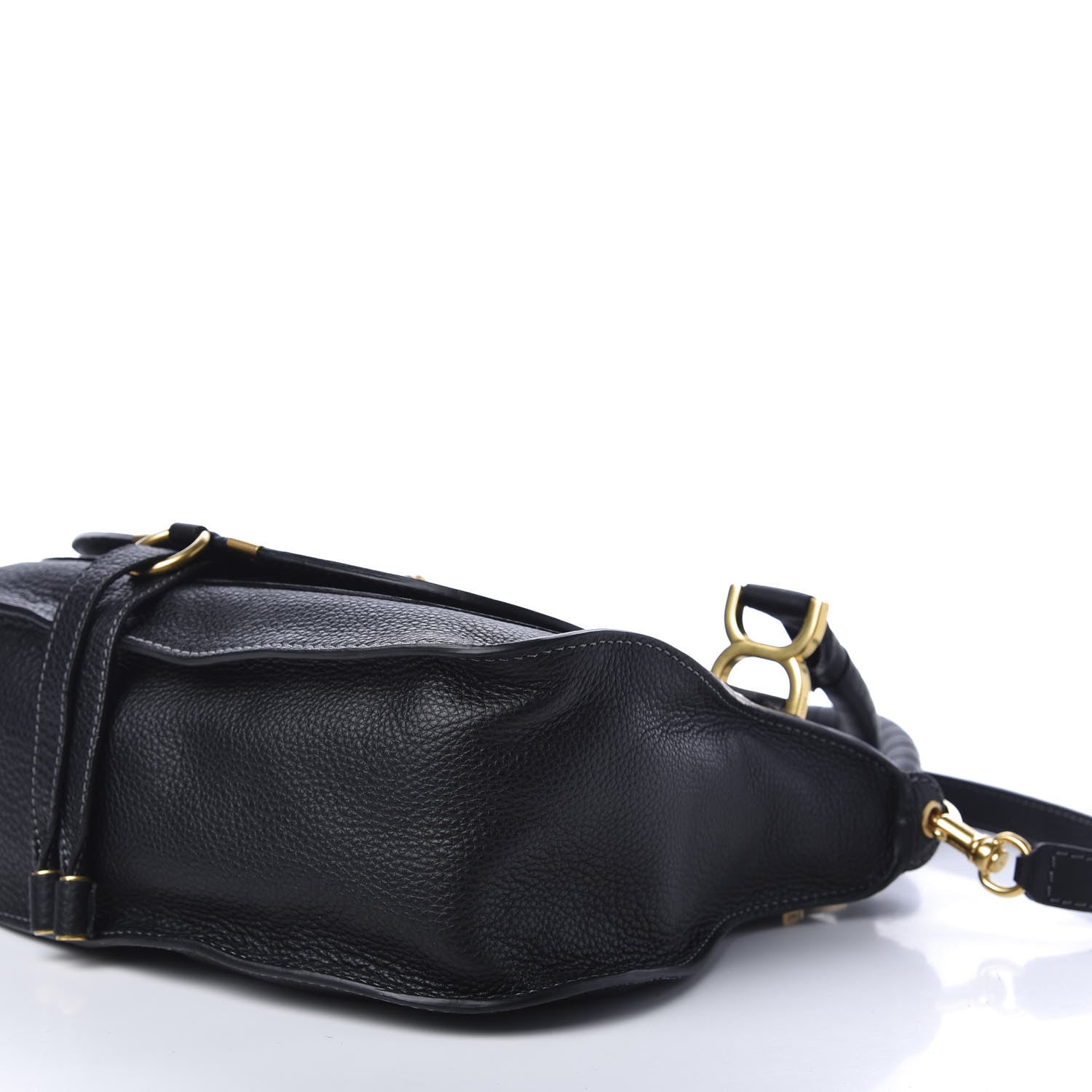 Chloe Calfskin Medium Marcie Satchel Black 10 of 11