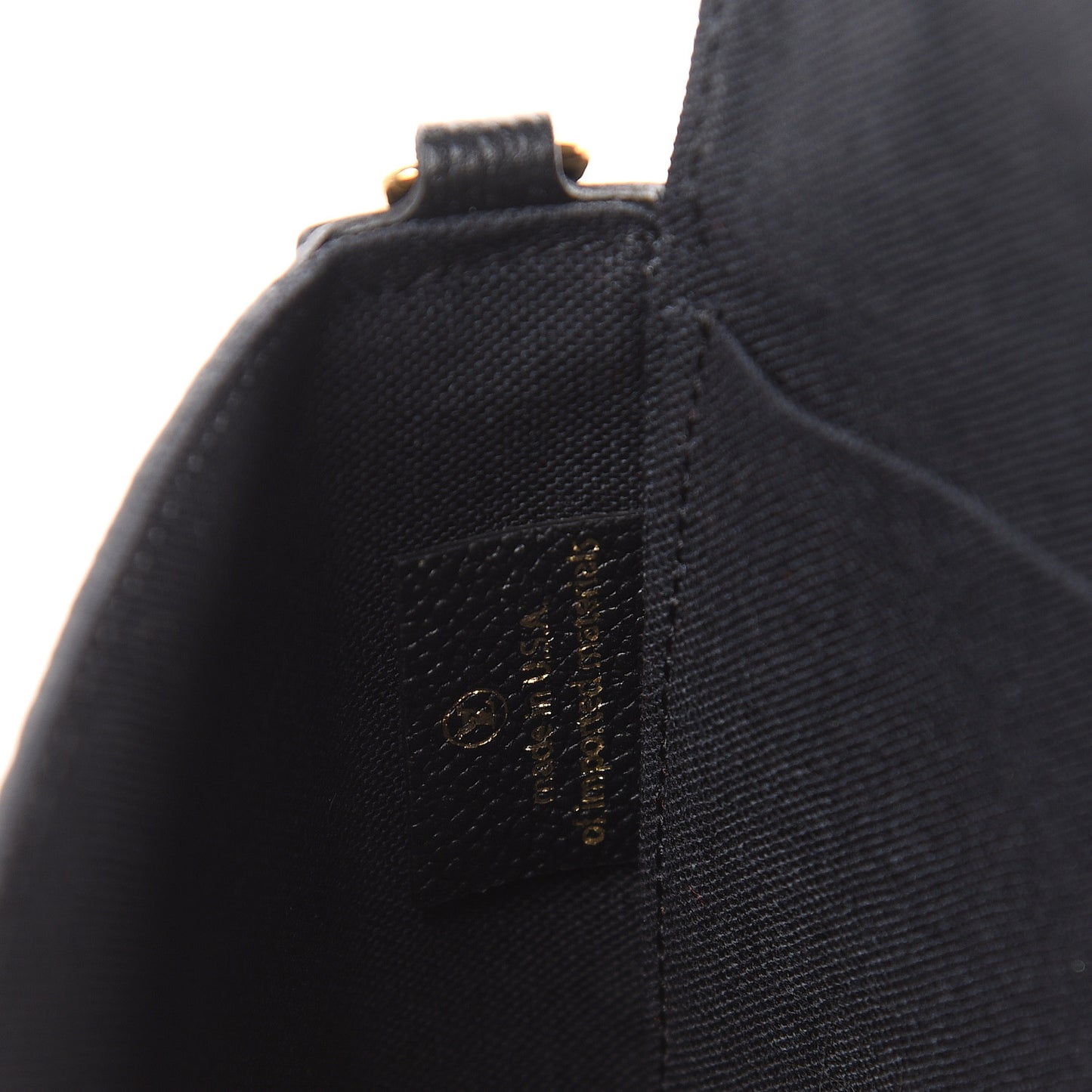 Empreinte Pochette Felicie Chain Wallet Black