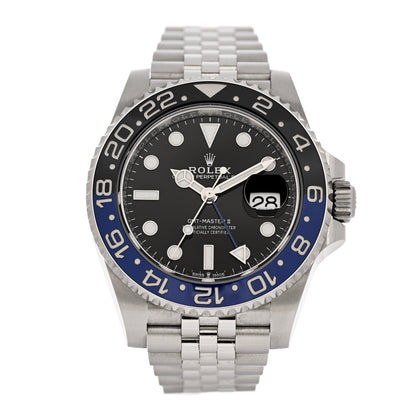 Rolex Stainless Steel 40mm Oyster Perpetual Date GMT Master Ⅱ Batgirl Watch 126710BLNR 1 of 5