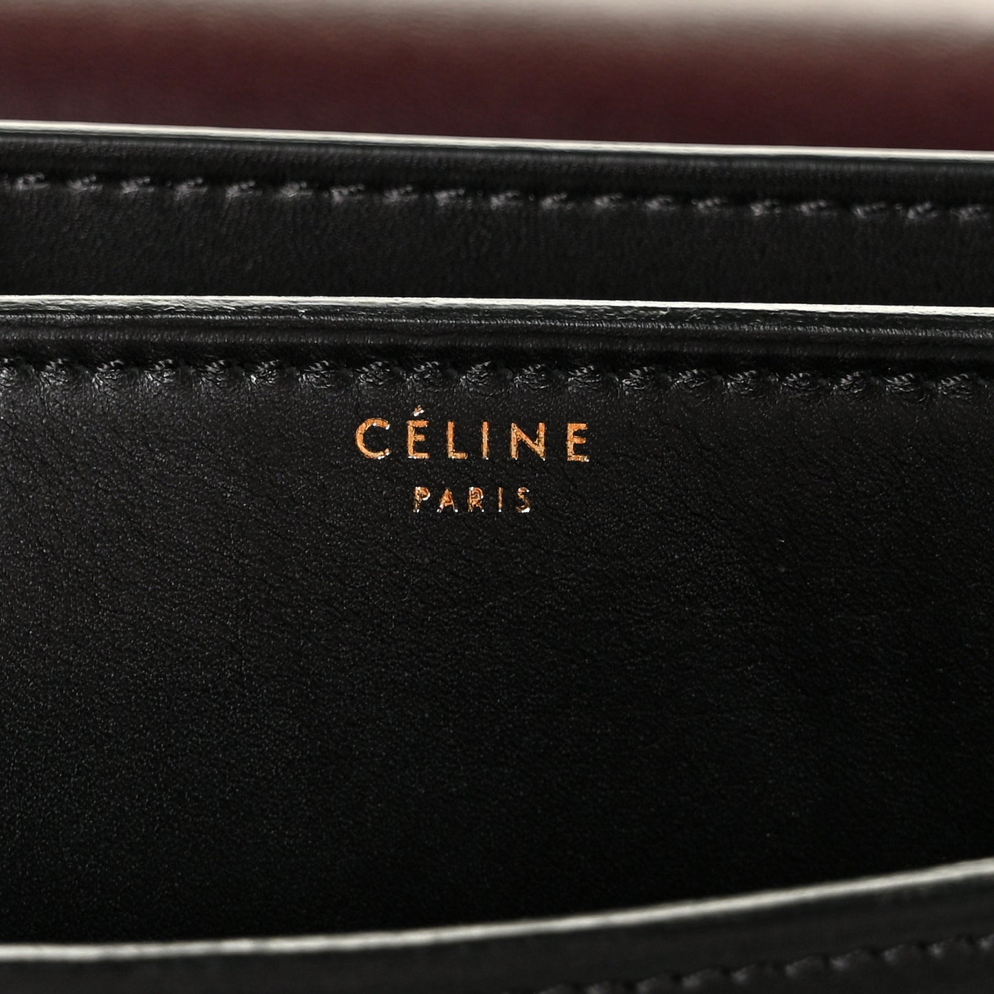 Smooth Calfskin Large Case Black