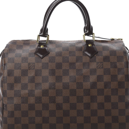 Louis Vuitton Damier Ebene Speedy 30 8 of 13