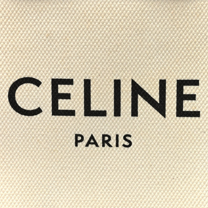 Celine Canvas Calfskin Mini Vertical Cabas Natural Tan 7 of 9