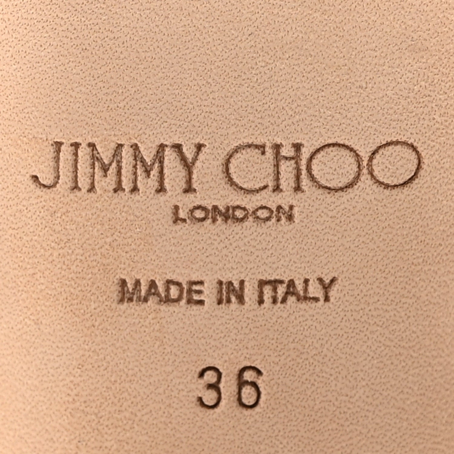 Jimmy Choo Nappa Ellison 48mm Sandals 36 Cuoio 7 of 8