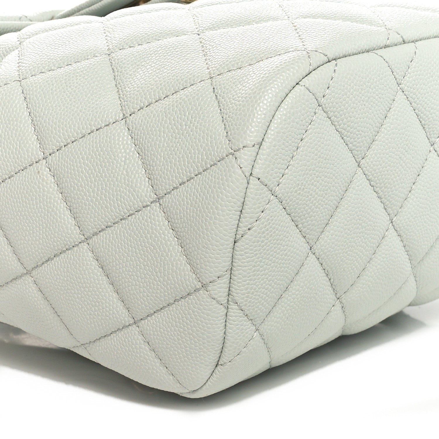 Chanel Caviar Quilted Mini Urban Spirit Backpack Light Blue 9 of 10