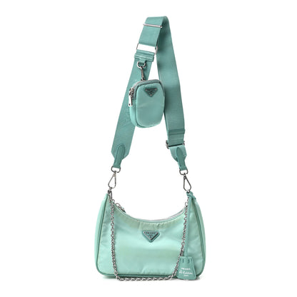 Prada Nylon Saffiano Re-Edition 2005 Shoulder Bag Giada 1 of 11