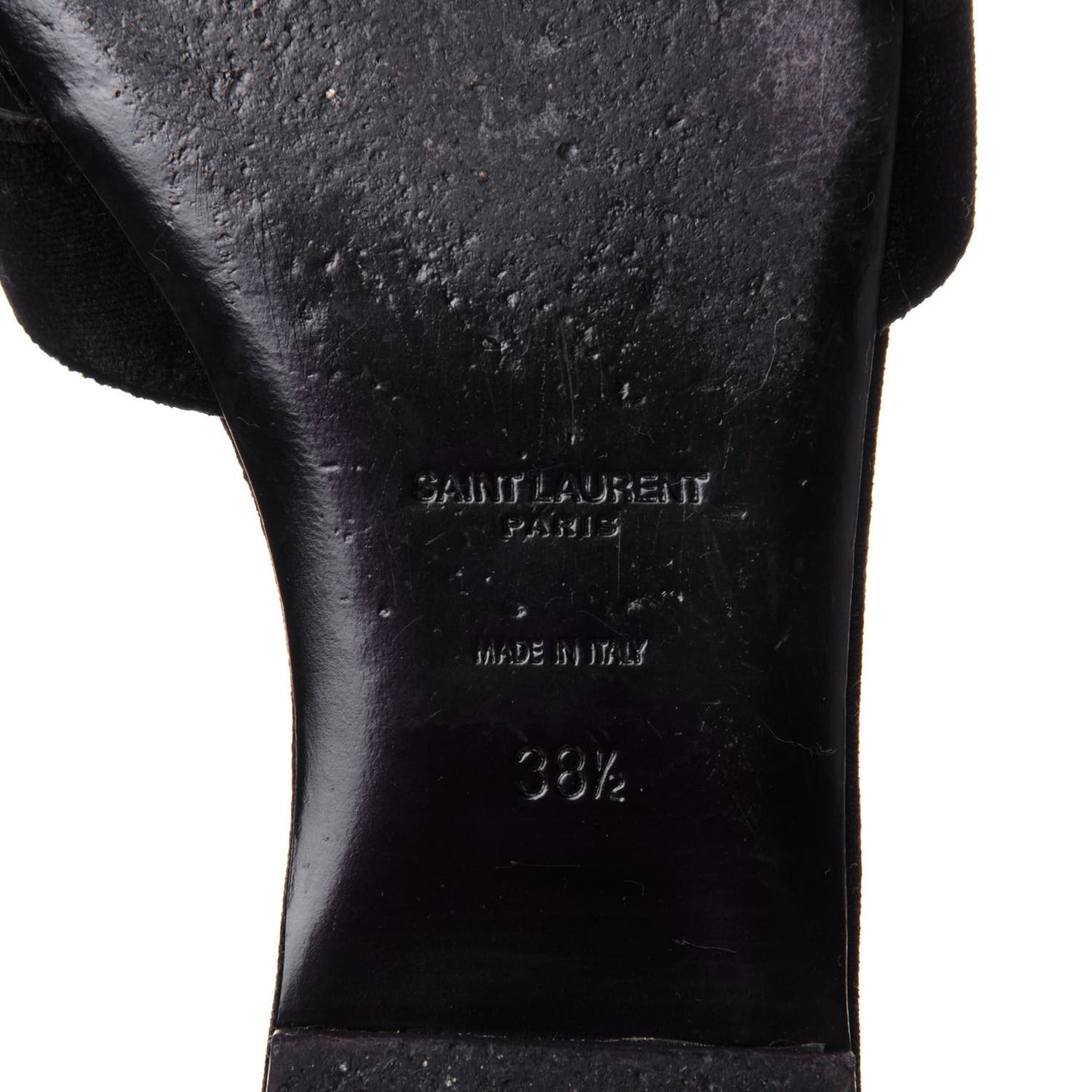 Velvet Nu Pied 05 Sandals 38.5 Black