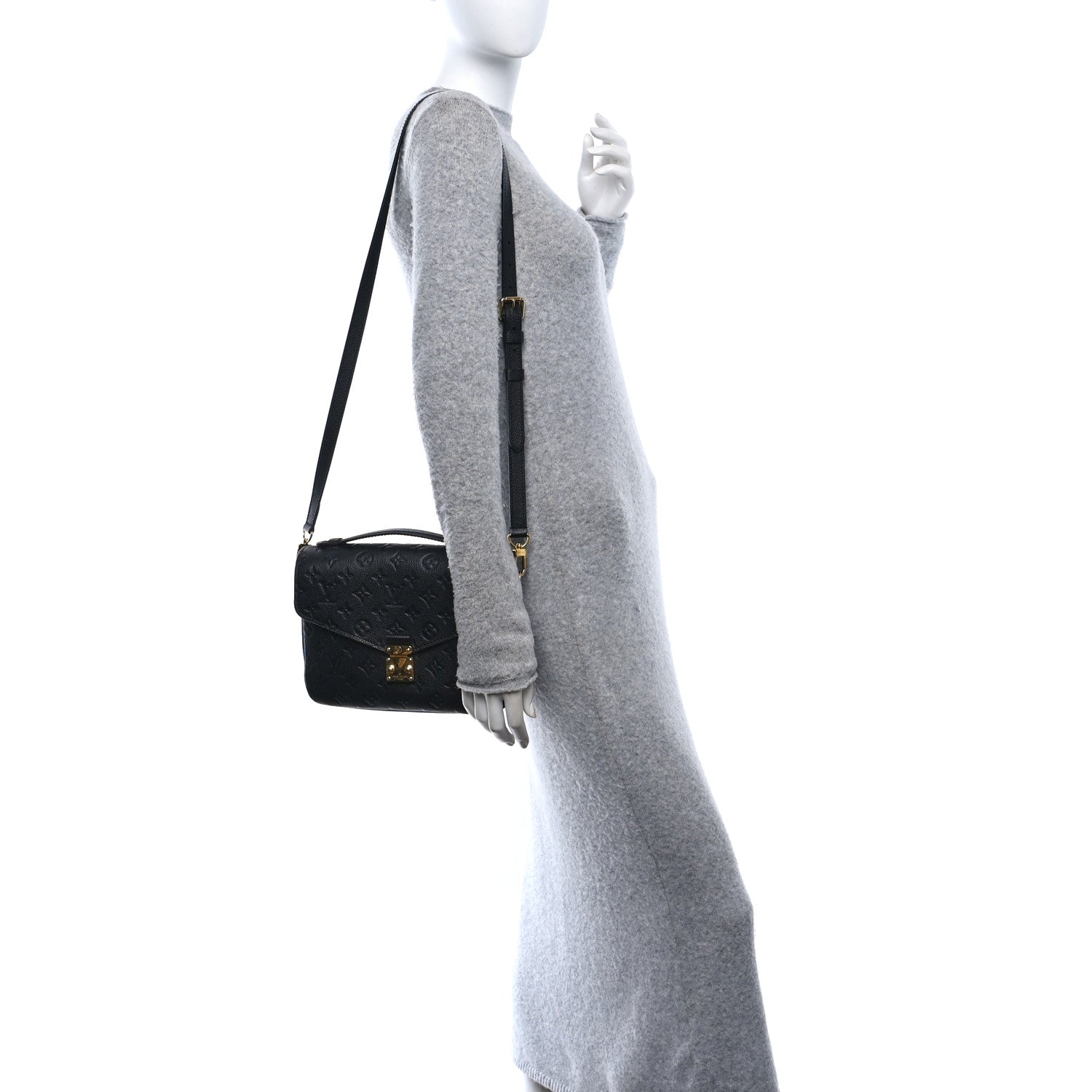 Louis Vuitton Empreinte Pochette Metis Black 2 of 10