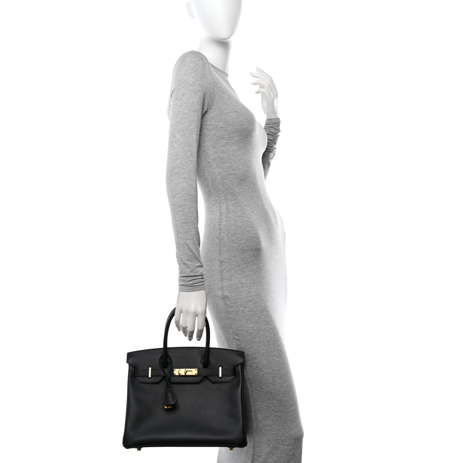Hermes Epsom Birkin 30 Black 2 of 12
