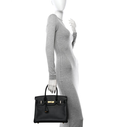 Hermes Epsom Birkin 30 Black 2 of 12