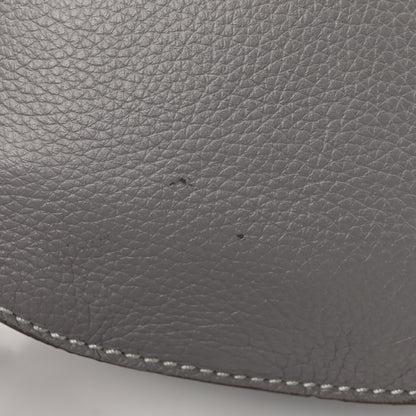 Chloe Calfskin Mini Marcie Round Crossbody Bag Cashmere Grey 15 of 16