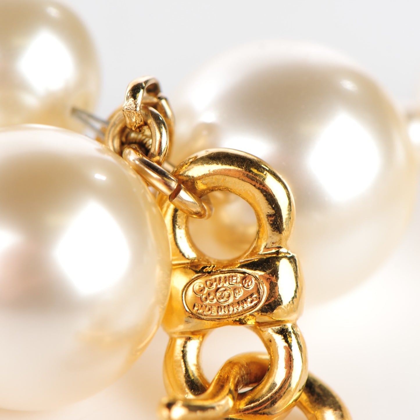 Pearl CC Choker Necklace
