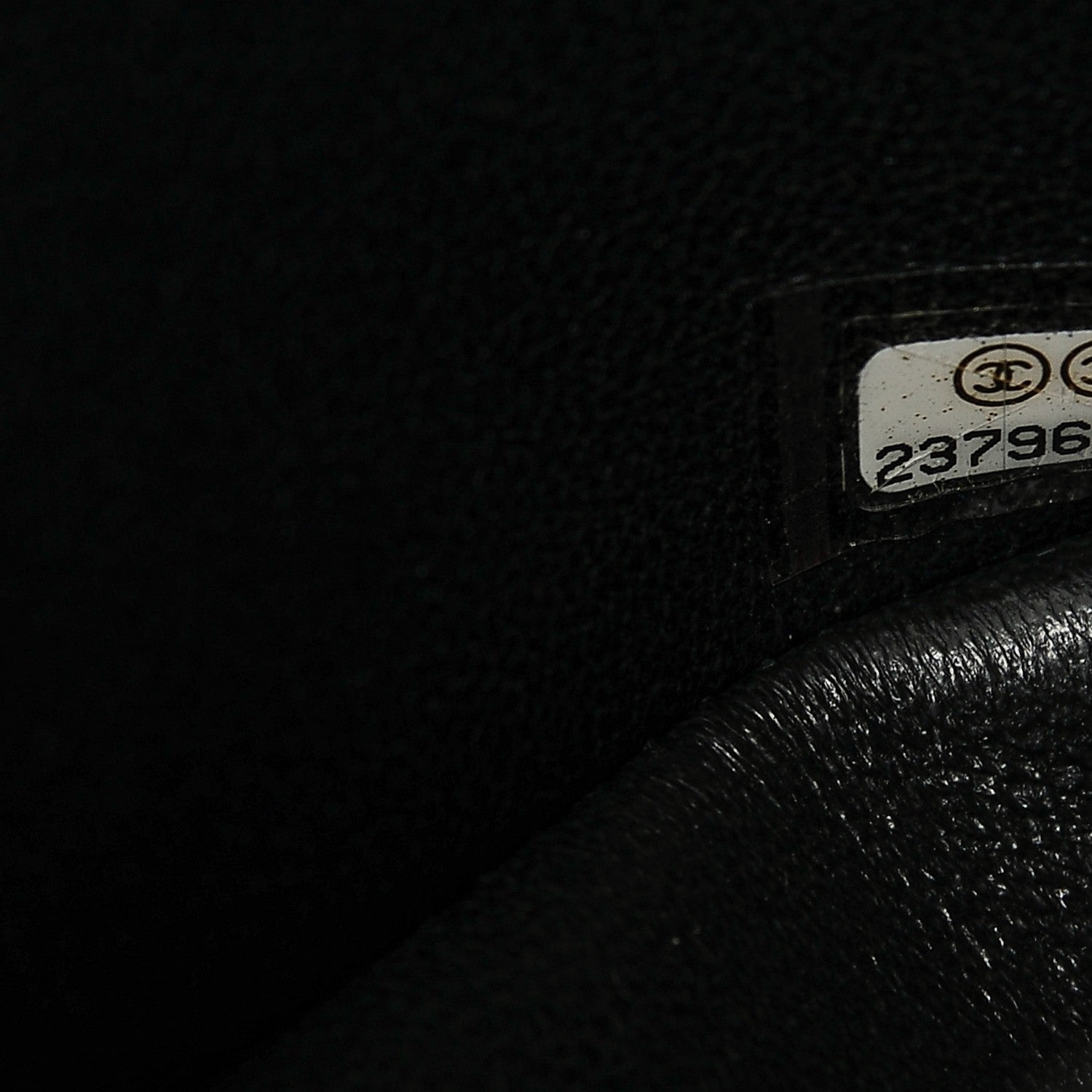 Chanel Crumpled Calfskin Quilted Jumbo Double Flap So Black 7 of 8