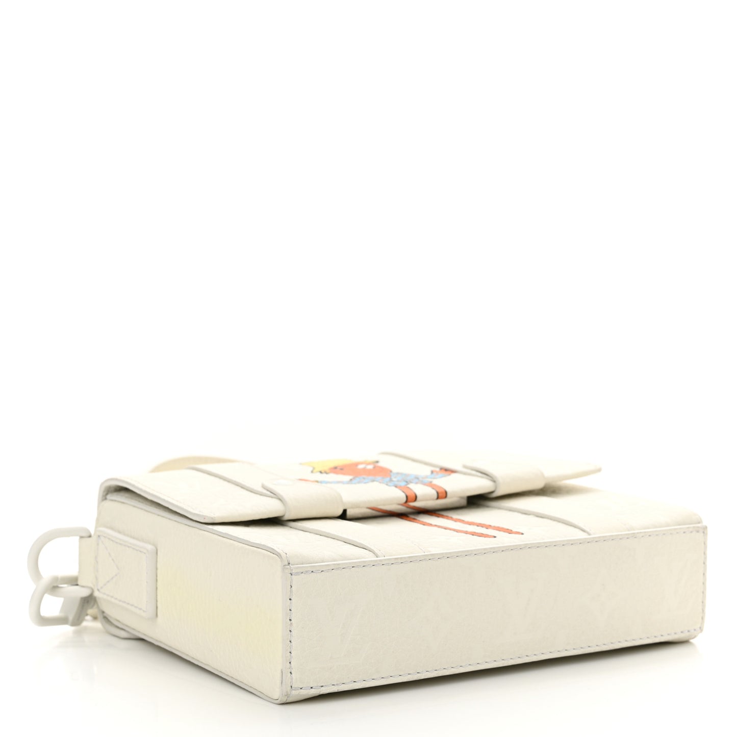 Taurillon Monogram LV Friends Soft Trunk Messenger White