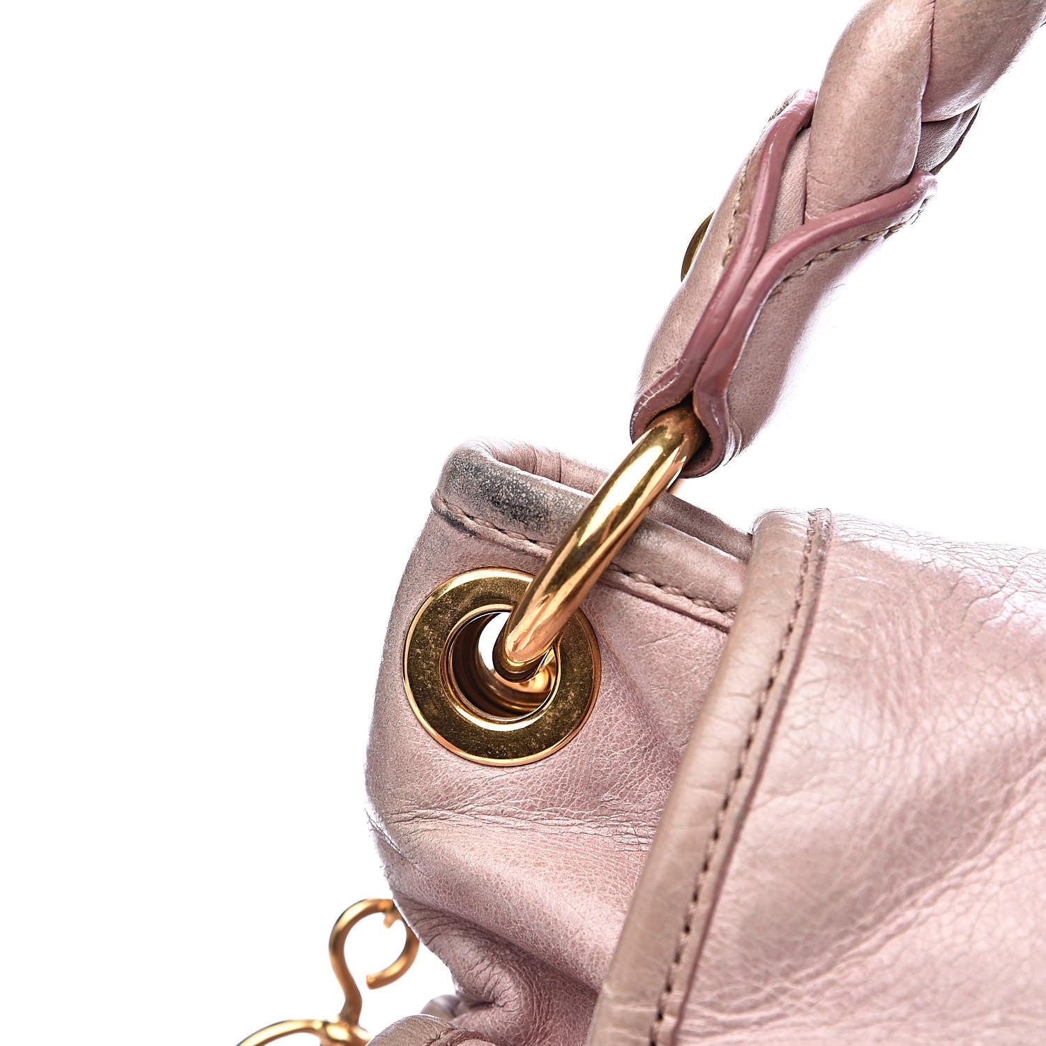 Miu Miu Nappa Matelasse Coffer Hobo Mughetto 16 of 17