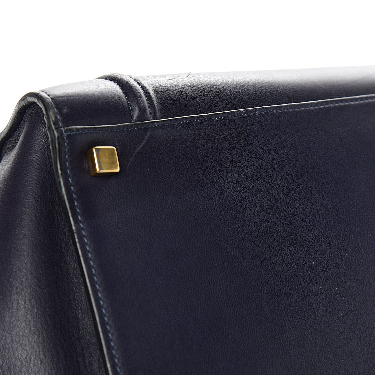 Supple Calfskin Medium Phantom Luggage Midnight