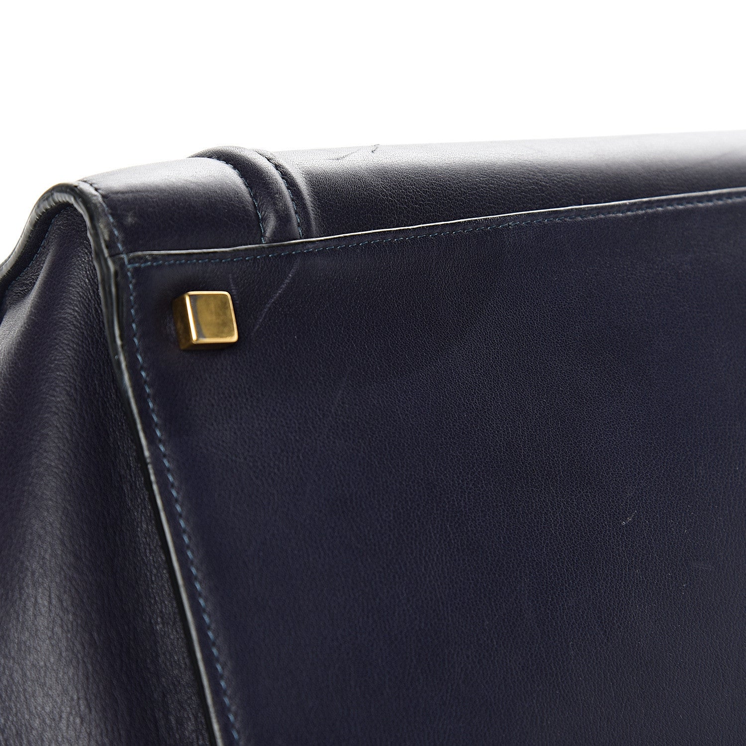 Celine Supple Calfskin Medium Phantom Luggage Midnight 9 of 10