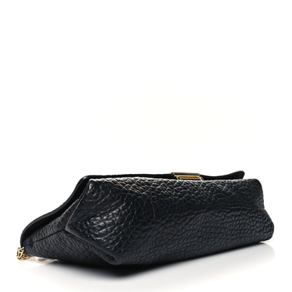Burberry Signature Grain Medium Mildenhall Crossbody Bag Black 4 of 13