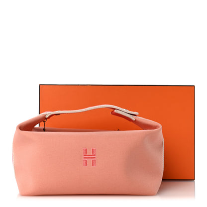Hermes Canvas Large Bride-A-Brac Pouch Goyave 9 of 9