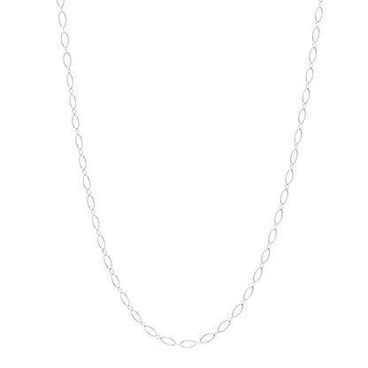 Tiffany Sterling Silver Oval Link Chain Necklace 31" 3 of 6