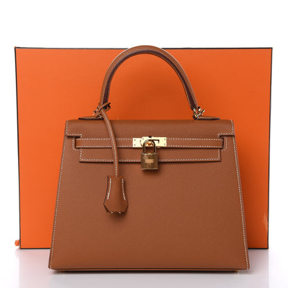 Hermes Epsom Kelly Sellier 25 Gold 34 of 34