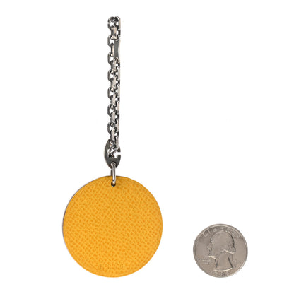 Hermes Courchevel Duck Bag Charm Jaune 3 of 4
