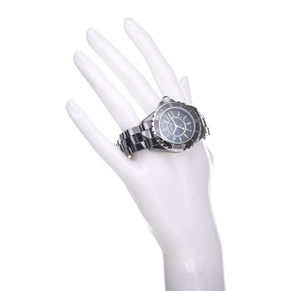 Chanel Stainless Steel Ceramic 33mm J12 Quartz Watch Black 2 of 7