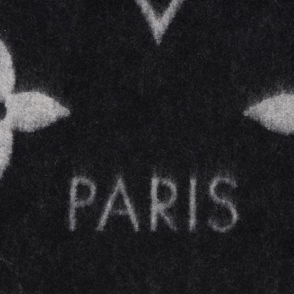 Louis Vuitton Cashmere Monogram Reykjavik Scarf Black 6 of 6