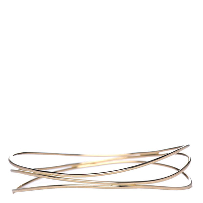 Tiffany 18K Yellow Gold Elsa Peretti Wave Three Row Bracelet 1 of 5