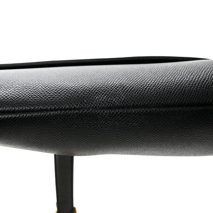 Christian Dior Grained Calfskin Saddle Bag Black 11 of 11
