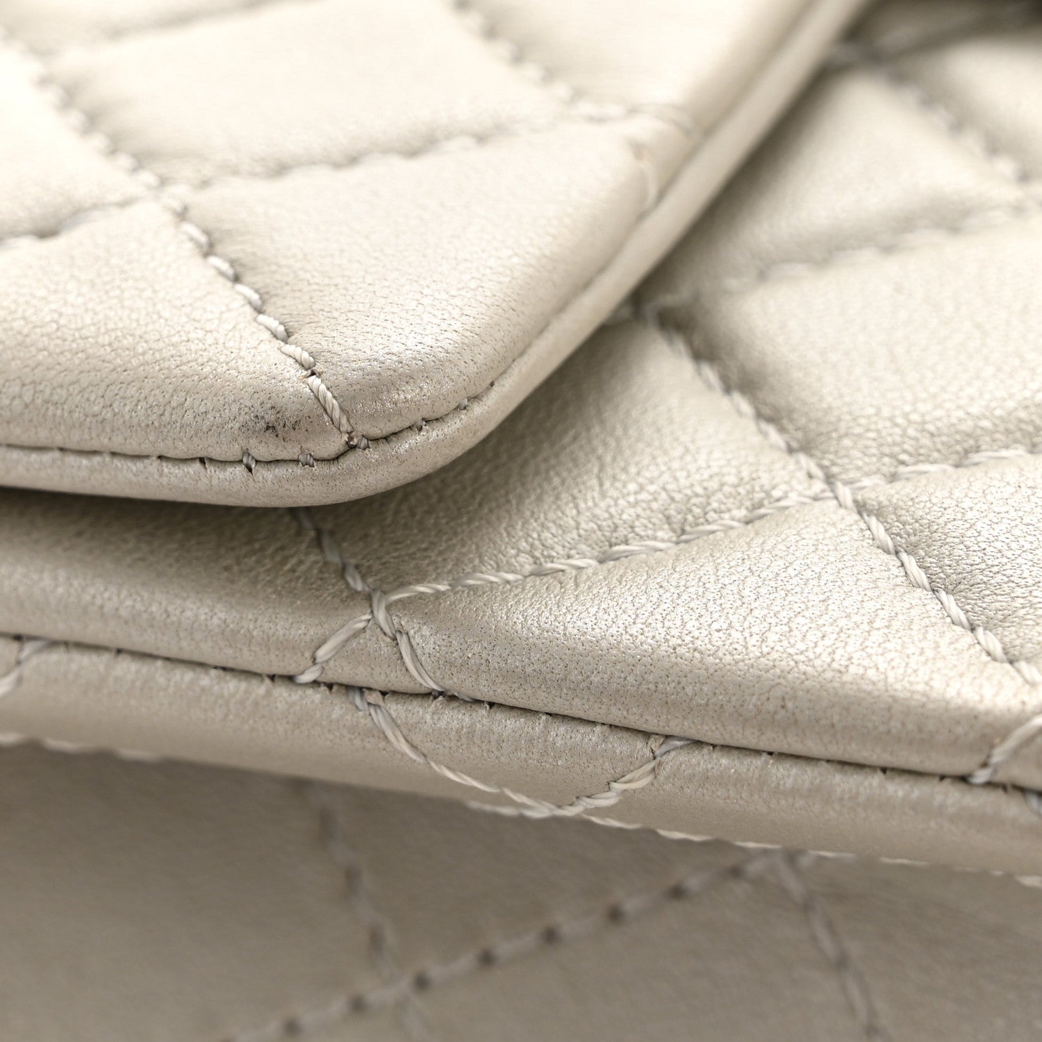 Chanel Metallic Goatskin Quilted 2.55 Reissue Mini Flap Silver 14 of 14