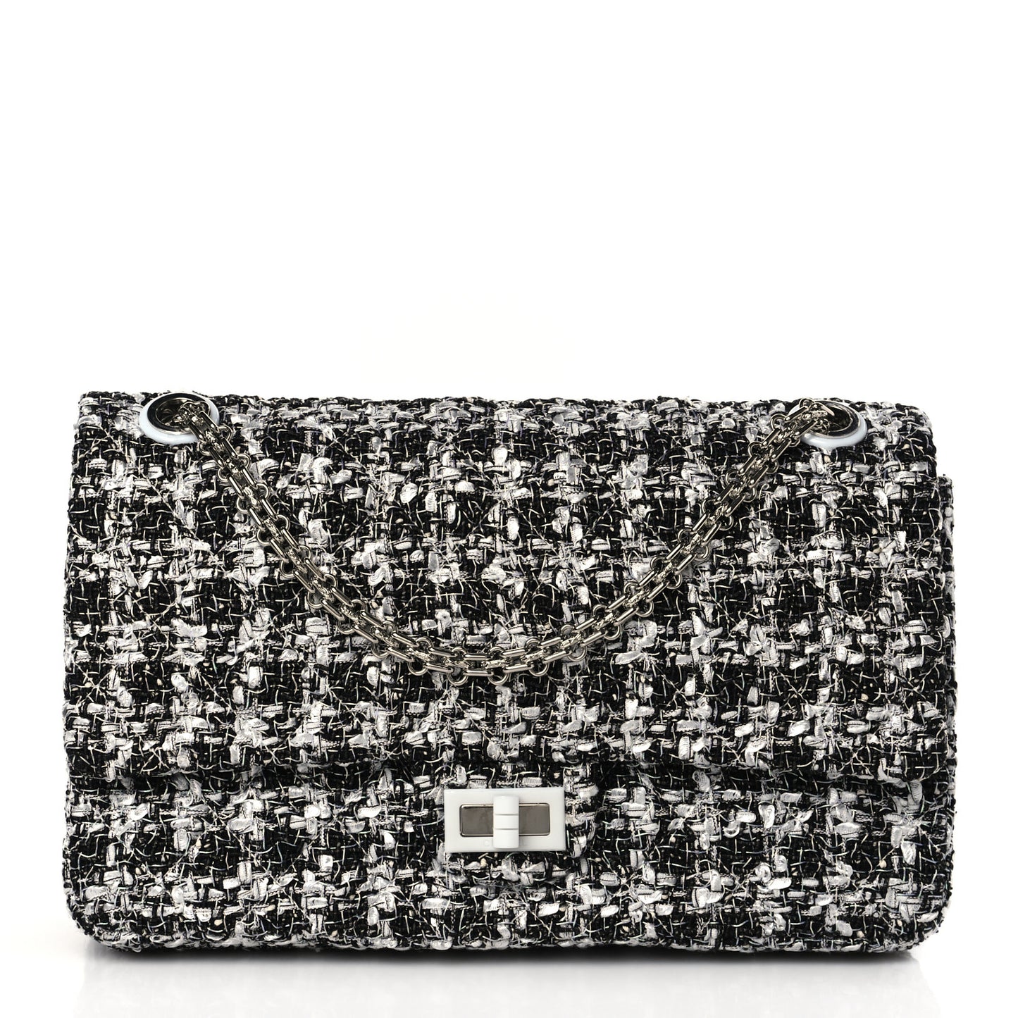 Tweed 2.55 Reissue 226 Flap Black White